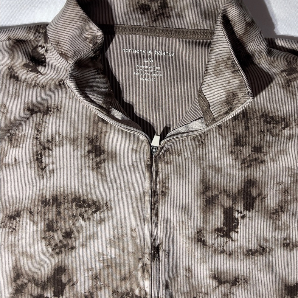 Elegant Gray Patterned Bomber Jacket - image 3